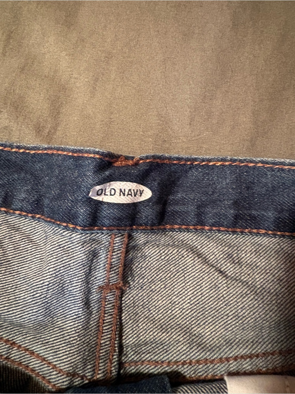 Women’s Dark Blue Denim Cutoff Shorts - Picture 2 of 4